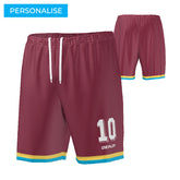 STRIDE SHORTS 8 - MAROON